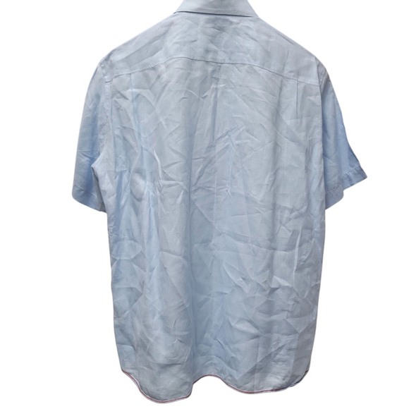 Marc O'Polo Short Sleeves Linen Shirt Men's Size Medium Excellent Condition - Picture 2 of 7